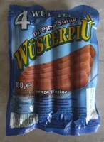 4 wurstel di puro suino