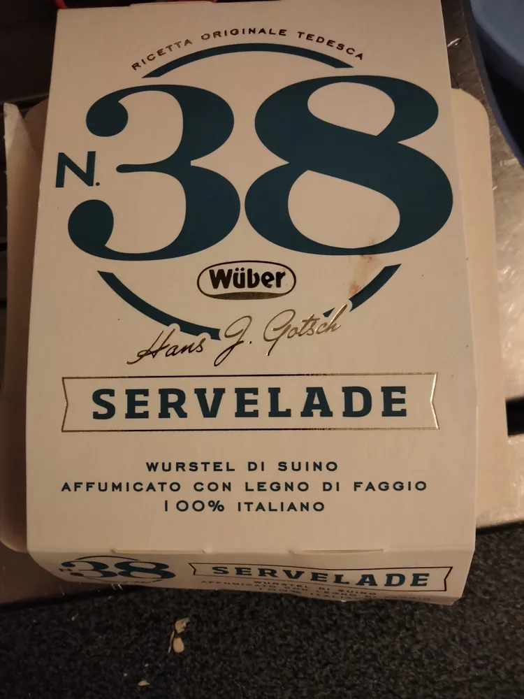 Wurstel Servelade N. 38