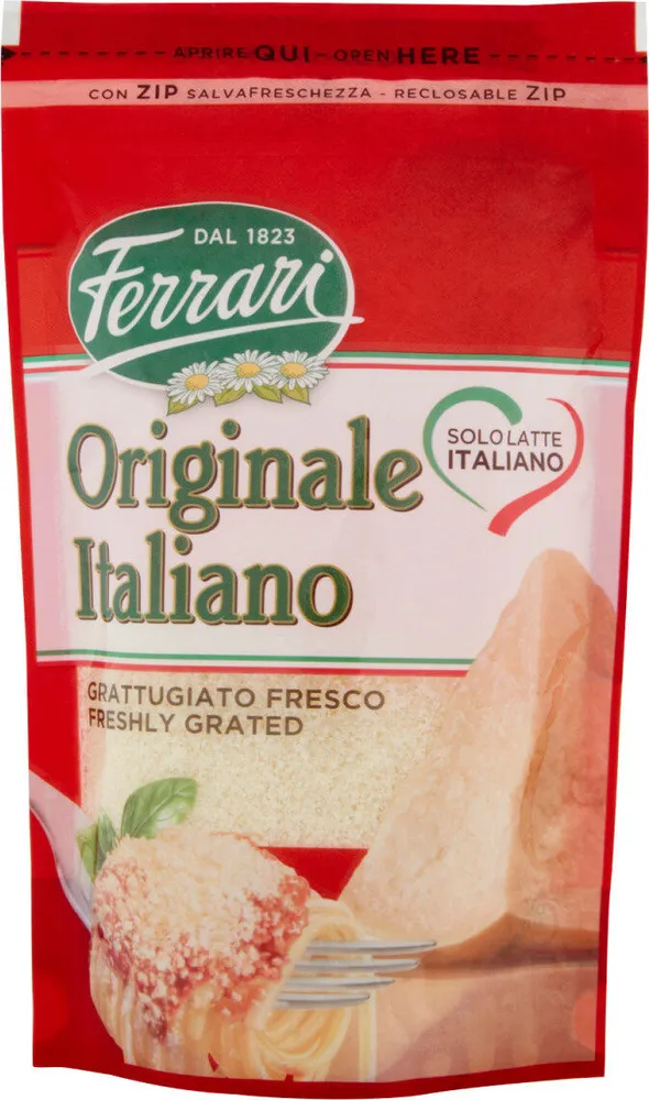 Originale italiano grattugiato fresco