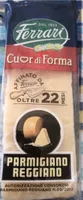 Cuor di forma parmigiano reggiano