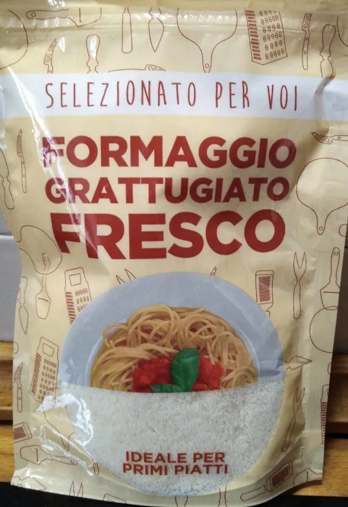 Formaggio grattugiato fresco