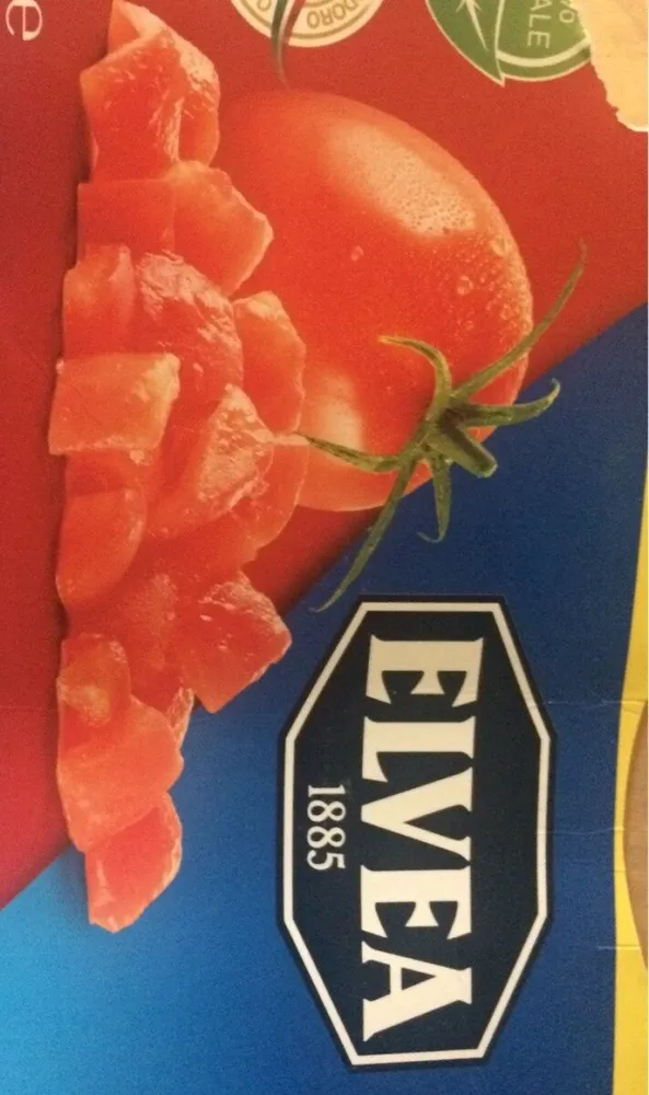 Elvea cubes tomates pelees