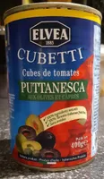 Cube de tomate aux olives et capres