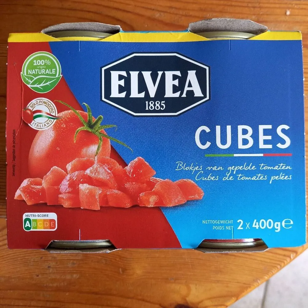 Cubes tomates