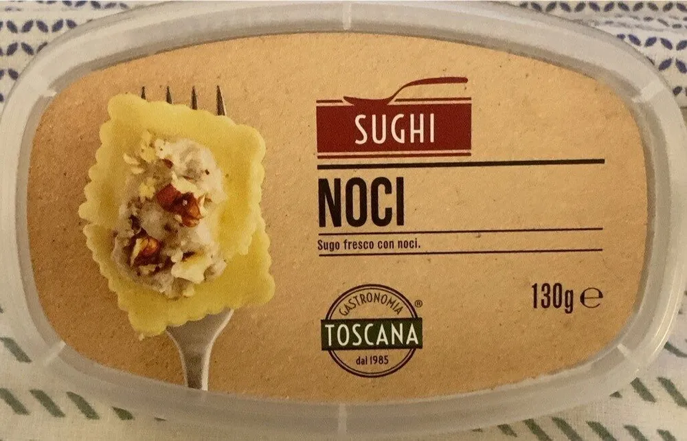 Noci. Sugo fresco con noci
