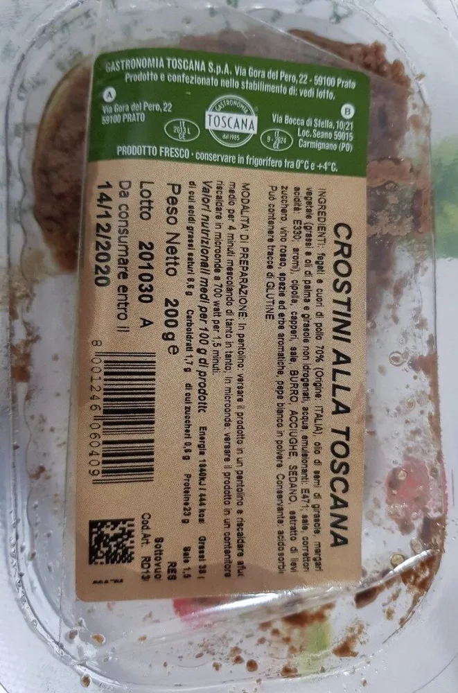 Crostini alla toscana