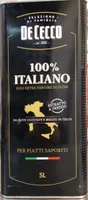 Olio extra vergine di oliva 100% italiano