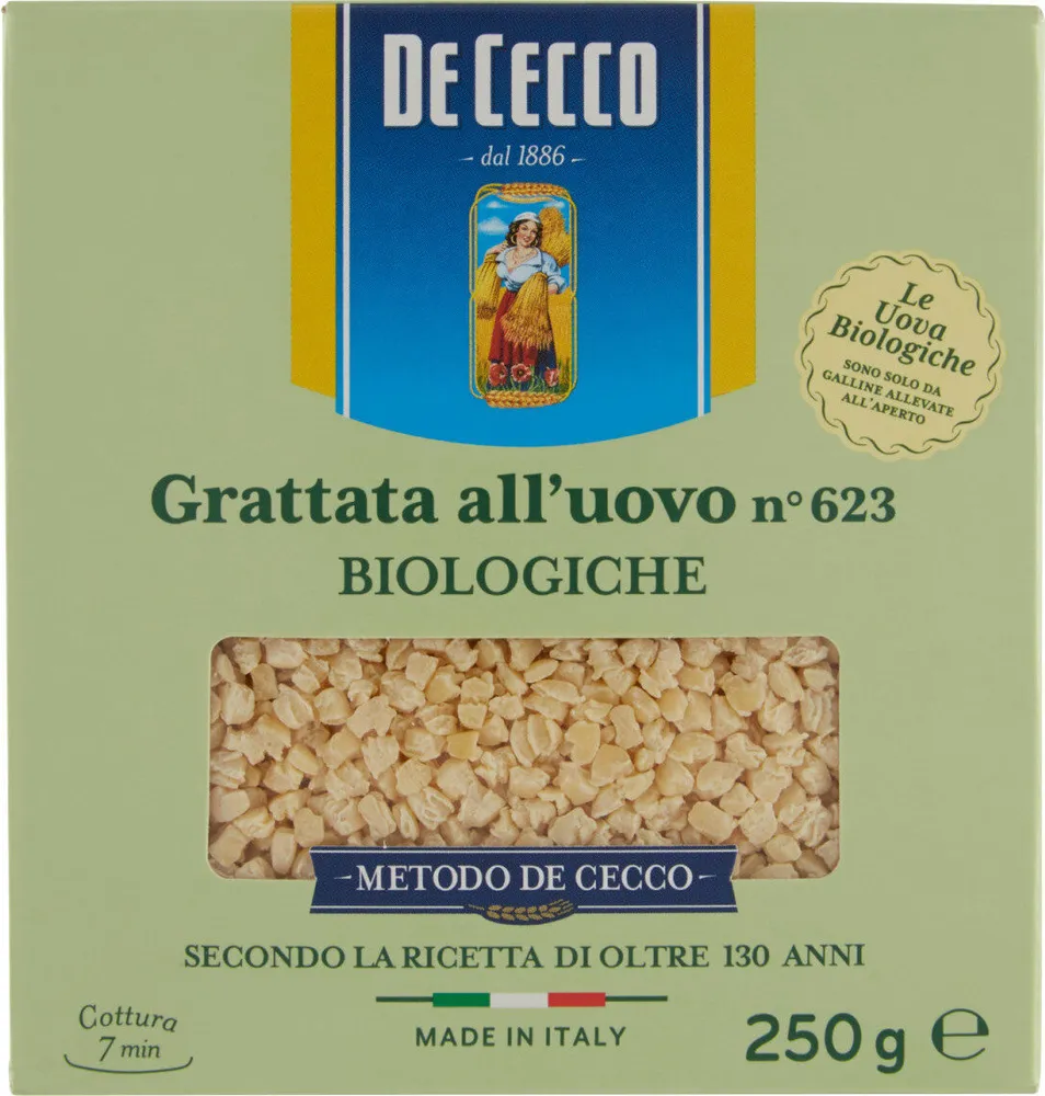 Grattata all'uovo n° biologiche