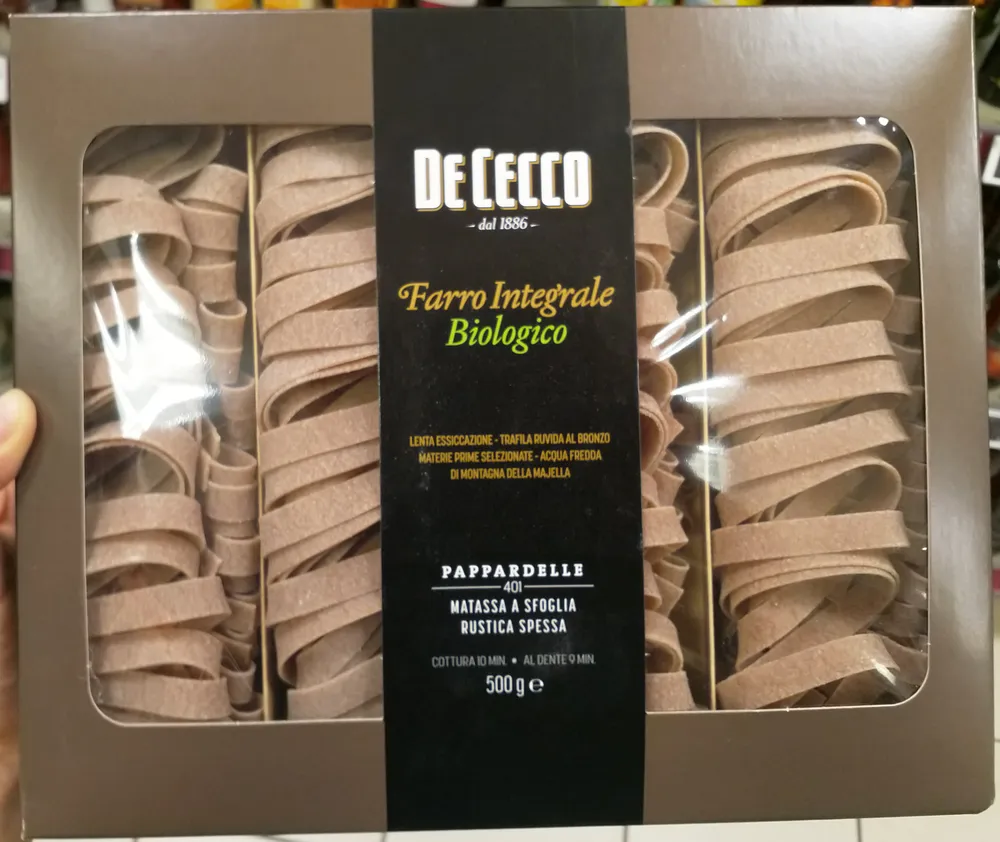 Pâtes bio épeautre completes