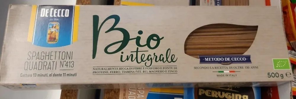 Spaghettoni quadrati n°13 Bio integrale