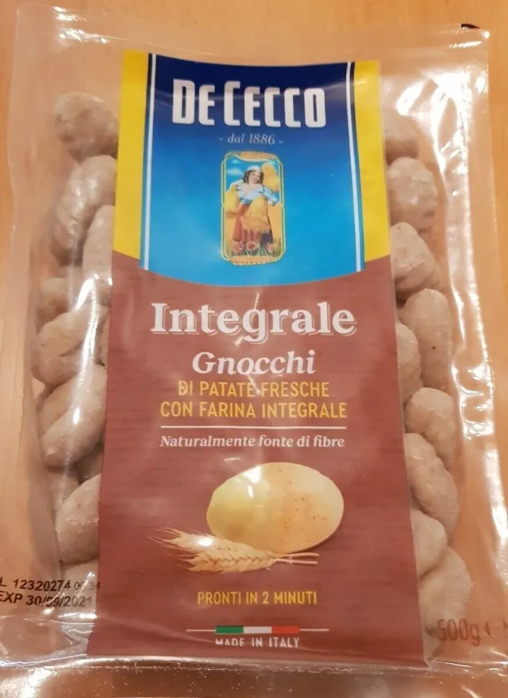 Gnocchi Integrale di Patate Fresche