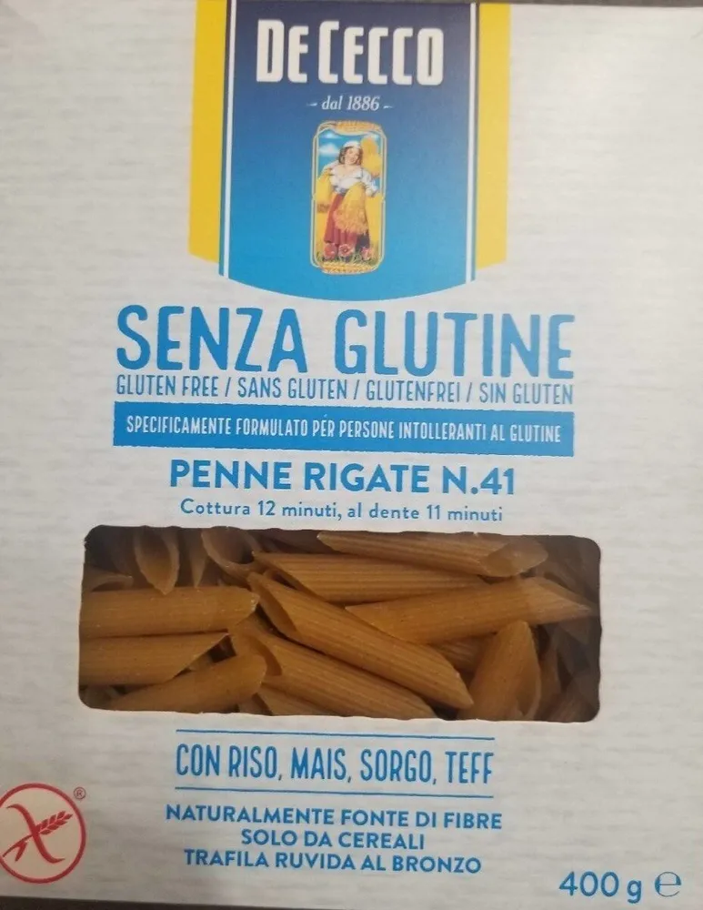 Penne Rigate n. 41 Senza Glutine