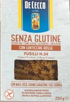 Fusili senza glutine con lenticchie rosse