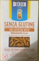 Sedanini senza glutine con lenticchie rosse