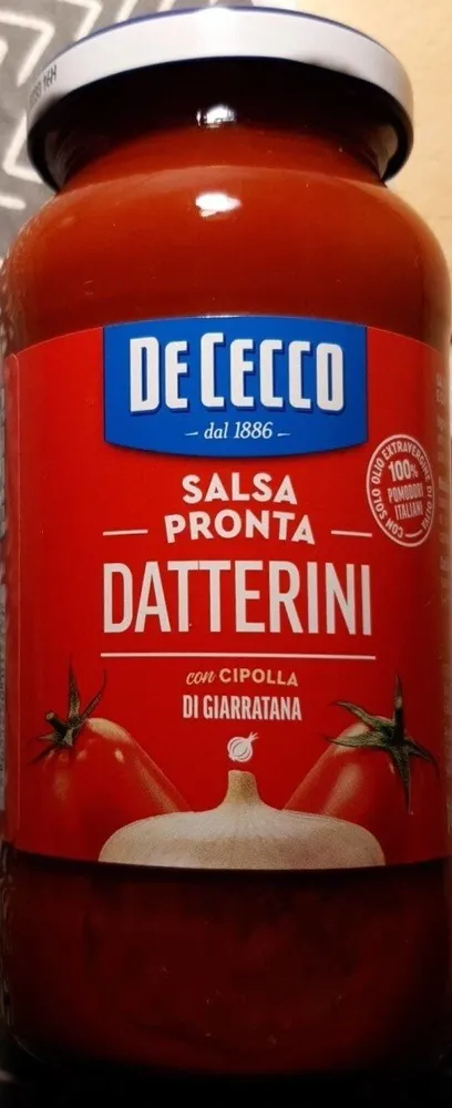 Salsa pronta datterini con cipolla di Giarratana