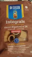 Mezzi rigatoni integrali