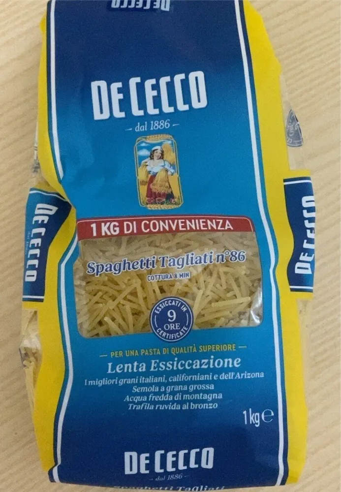 Spaghetti tagliati n.86