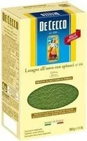 Lasagne All’uovo Con Spinaci 114 500G