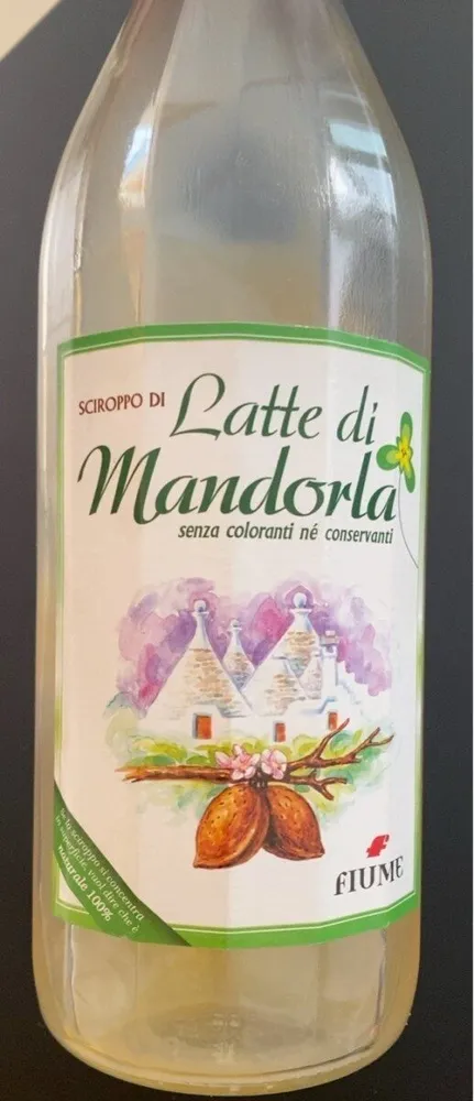 Sciroppo di latte di mandorla
