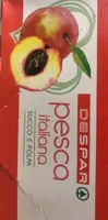 Succo e polpa di pesca