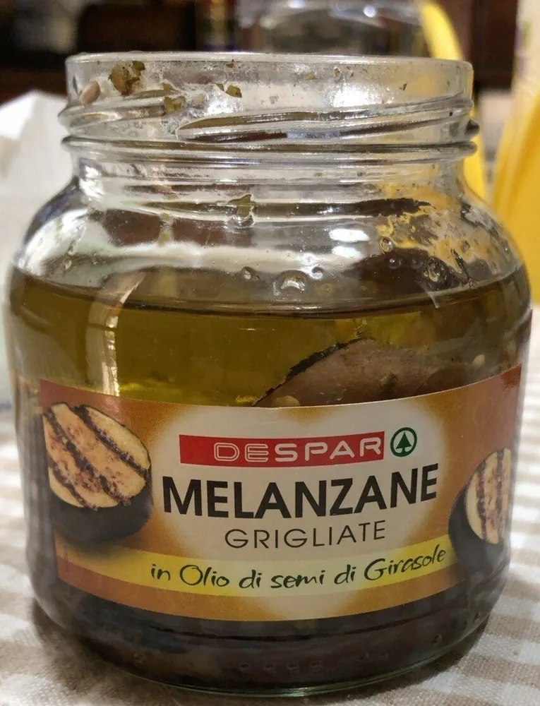 Melanzane grigliatebin olio di semi di girasole