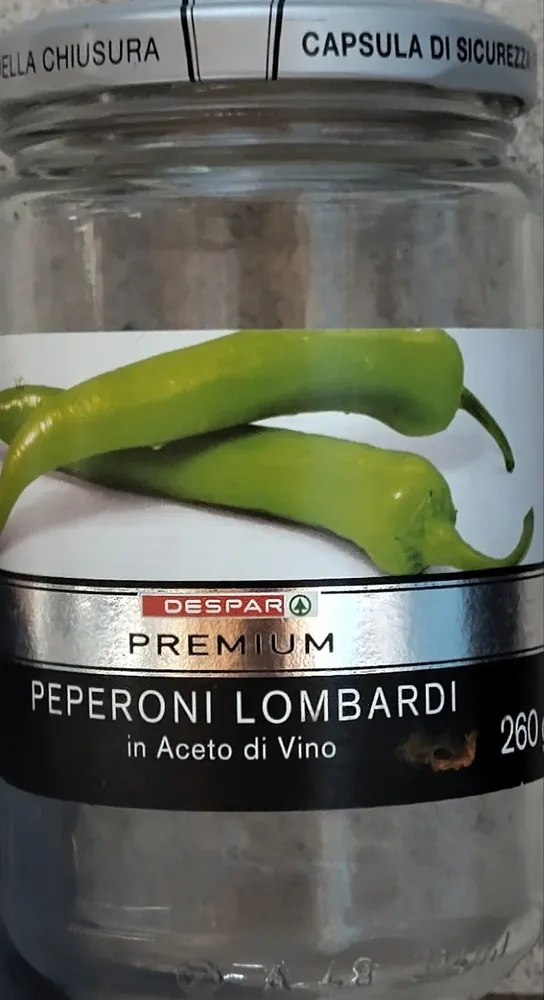 Peperoni lombardi in aceto di vino