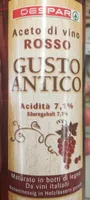 Aceto vino rosso gusto antico