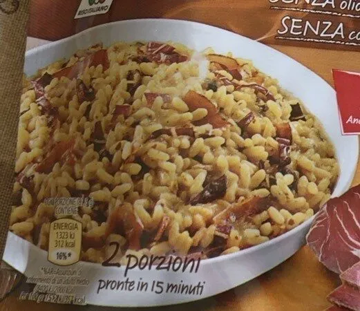 Risotto allo speck e radicchio