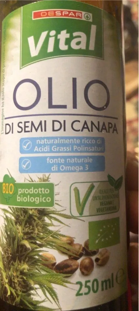 Olio di semi di canapa
