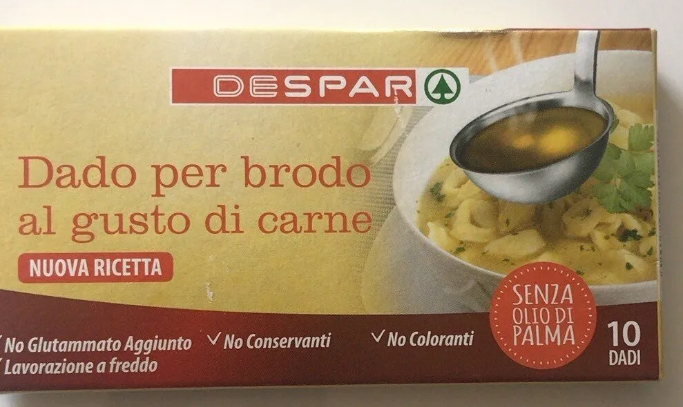 Dado per brodo al gusto di carne