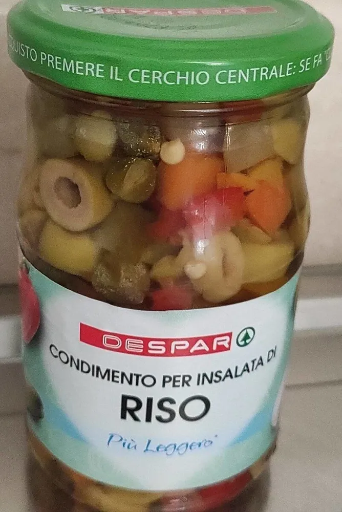 Condimento per insalata di riso piu leggero