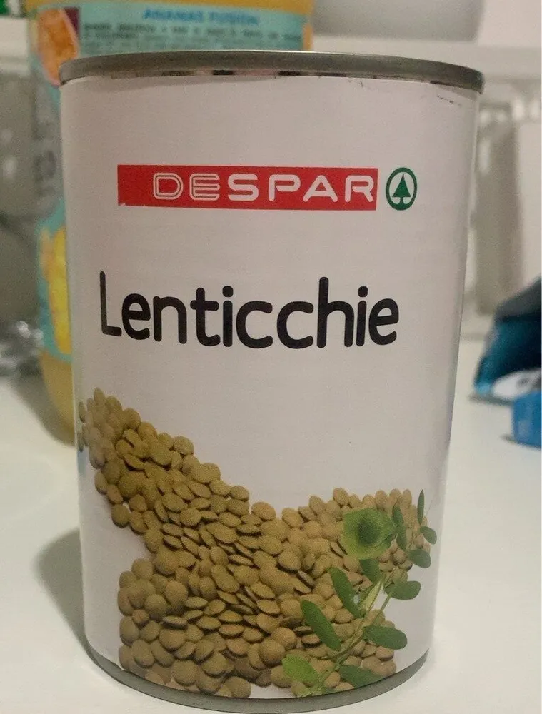 Lenticchie in latta