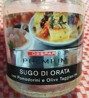 Sugo di orata con pomodorini e olive tagiasche