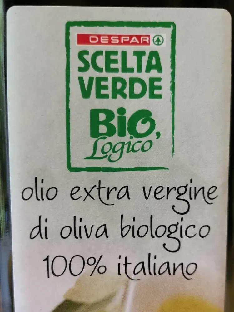 Olio extravergine di oliva biologico
