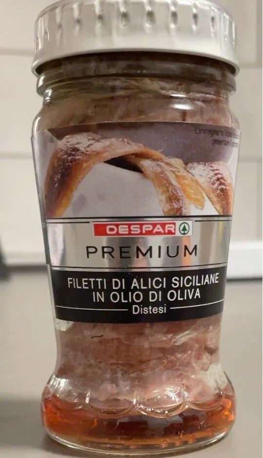 Filetti di alici siciliane in olio di oliva