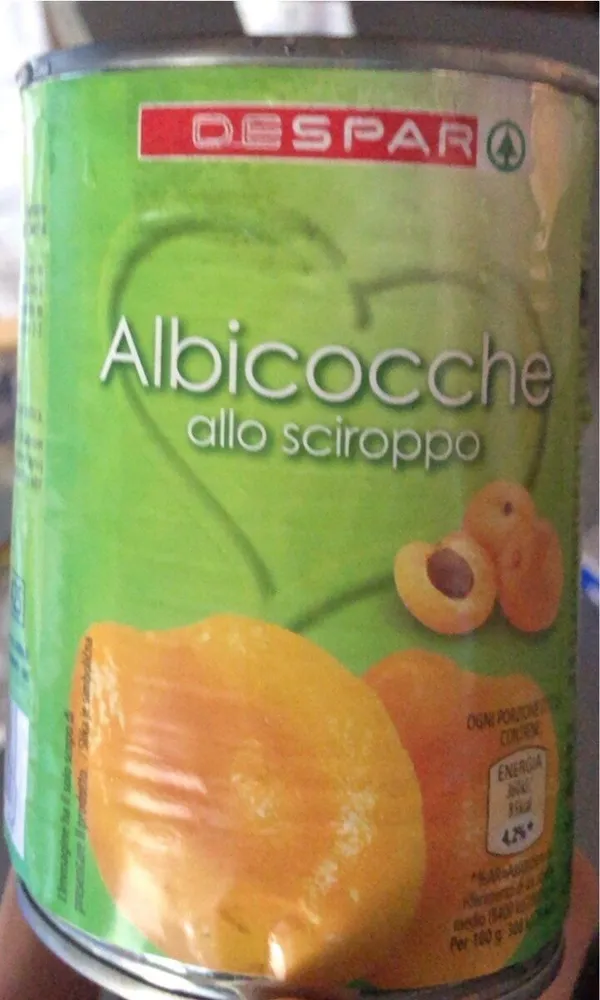 Albicocche allo sciroppo