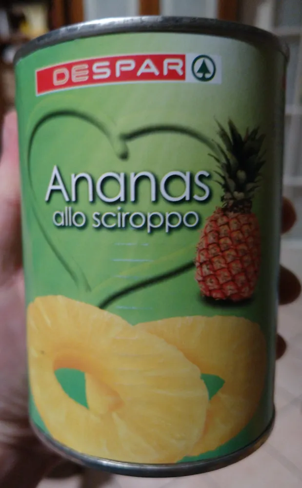 Ananas allo sciroppo