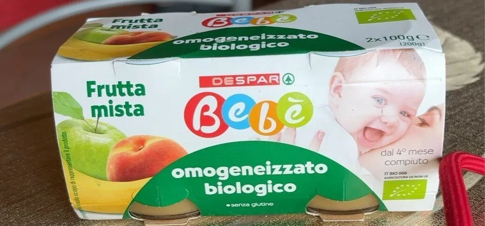 Frutta mista omogeneizzato biologico