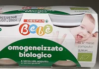 Omogeneizzato biologico tacchino