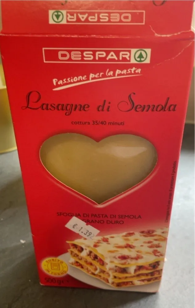 Lasagne di semola