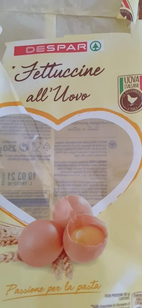 Fettuccine all'uovo