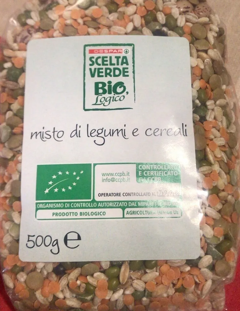 Misto di legumi e cereali