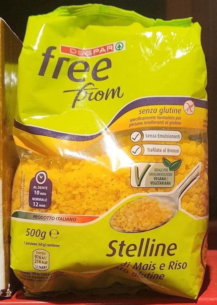 Stelline di Mais e Riso senza glutine