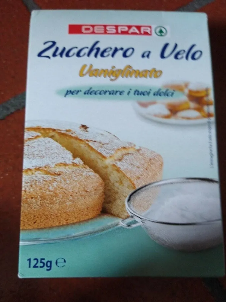 Zucchero a velo vanigliato