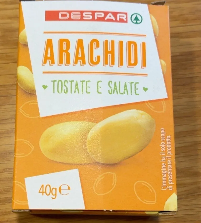 arachidi tostate e salate