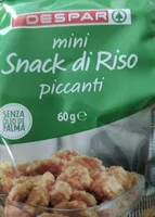 Mini snack di riso piccanti