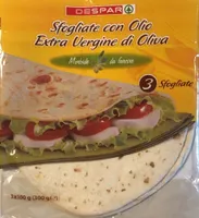 Sfogliate con olio extra vergine di oliva