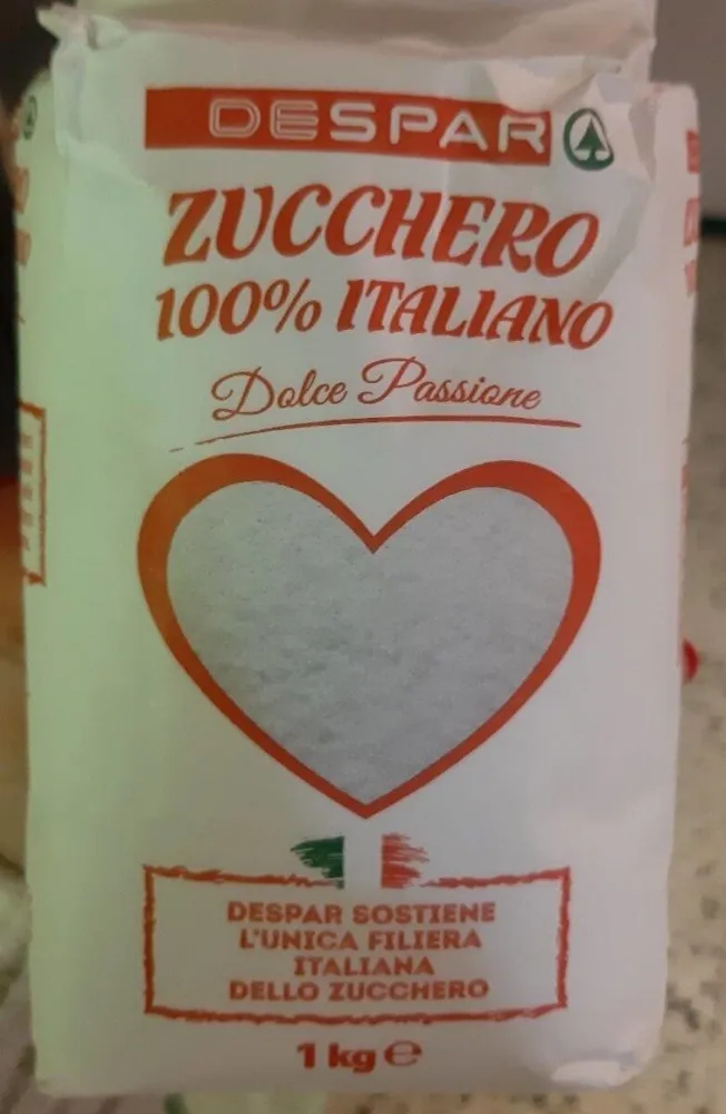 Zucchero 100% italiano dolce passione