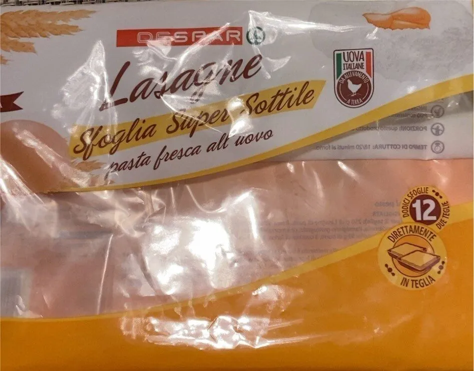 lasagne sfoglia super sottile