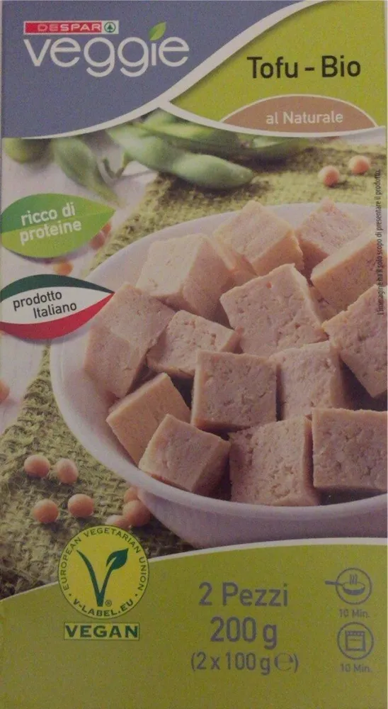 Veggie tofu-bio al naturale
